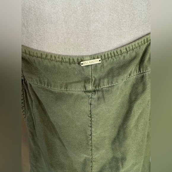 Billabong Casual Linen Romper Overall Beach Surf California Coastal Cowgirl - Picture 10 of 14